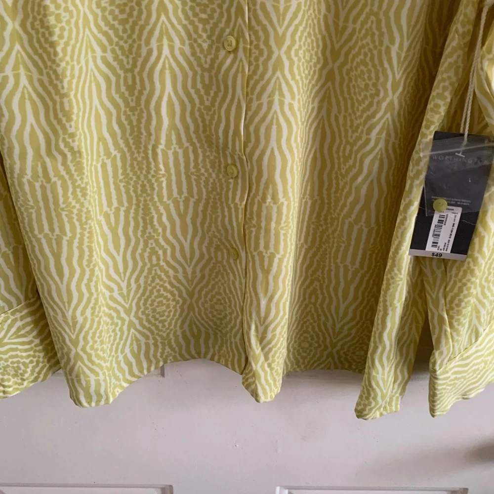 Worthington button down blouse - Picture 3 of 7